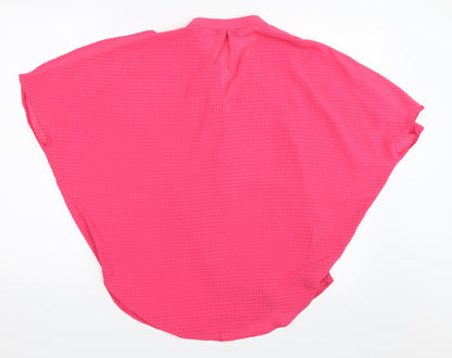 Womens UK Size 12 Marina Kaneva Pink Basic Blouse