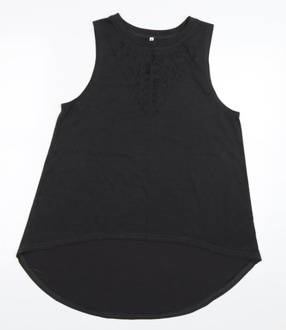 Womens UK Size XL Preworn Grey Basic Tank