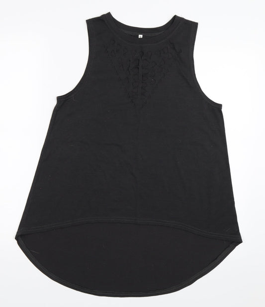 Womens UK Size XL Preworn Grey Basic Tank