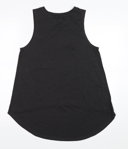 Womens UK Size XL Preworn Grey Basic Tank