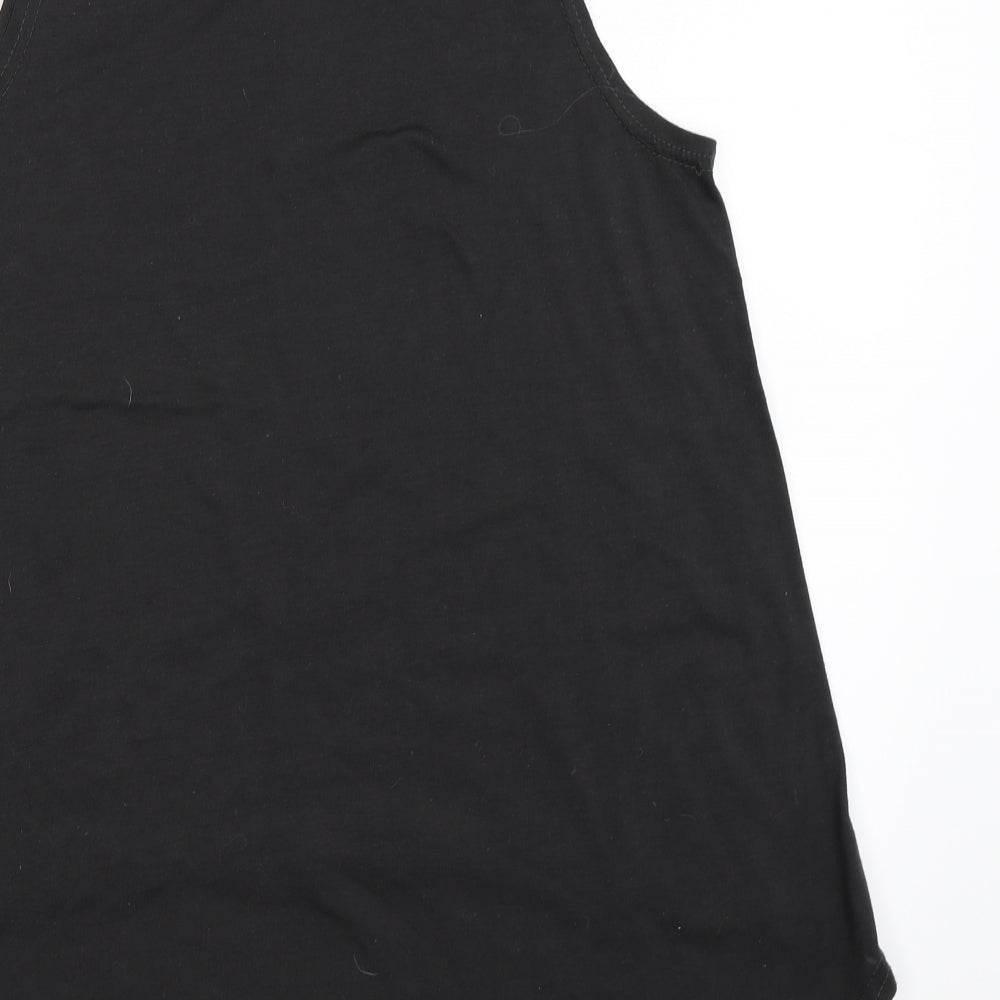 Womens UK Size XL Preworn Grey Basic Tank