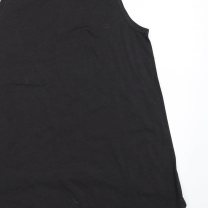 Womens UK Size XL Preworn Grey Basic Tank