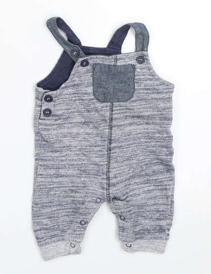 TU Boys Blue   Dungaree One-Piece Size 0-3 Months