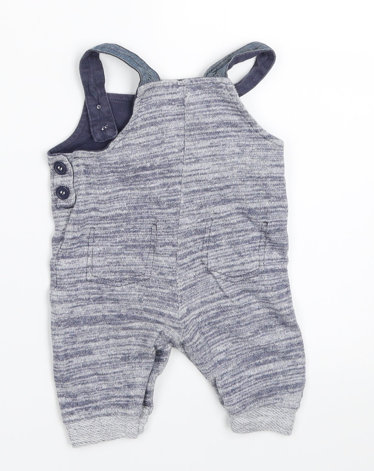 TU Boys Blue   Dungaree One-Piece Size 0-3 Months