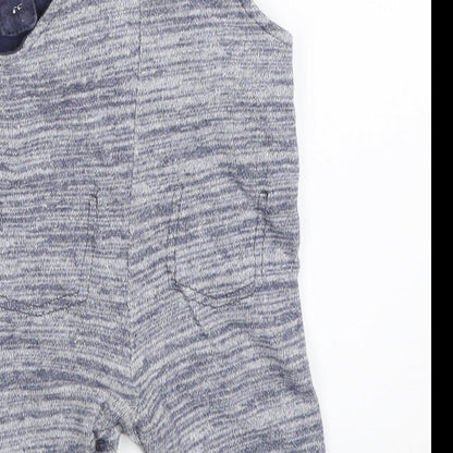 TU Boys Blue   Dungaree One-Piece Size 0-3 Months