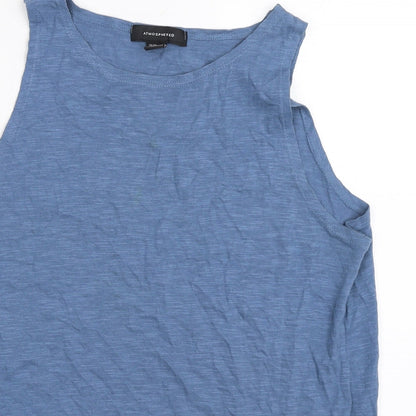 Womens UK Size 12 Atmosphere Blue Basic Tank