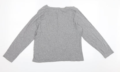 Womens UK Size 20 Atmosphere Grey Basic T-Shirt