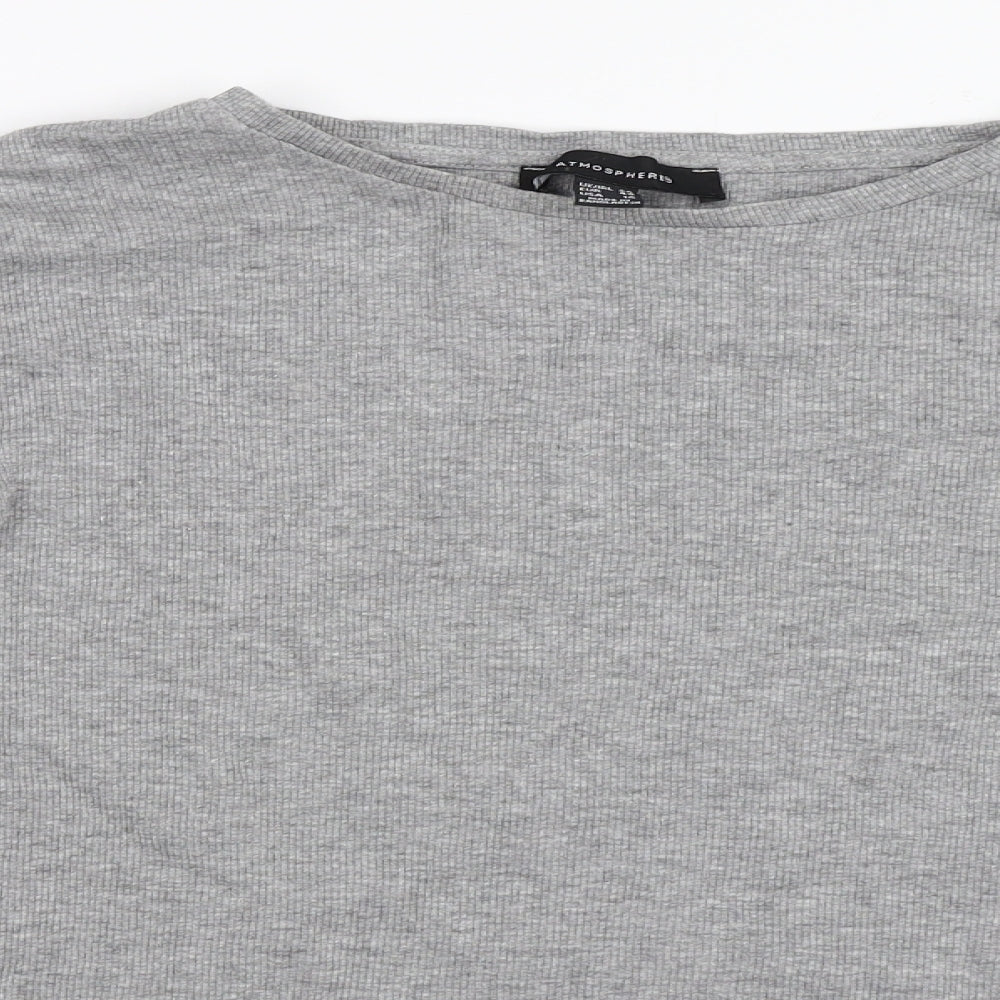 Womens UK Size 20 Atmosphere Grey Basic T-Shirt