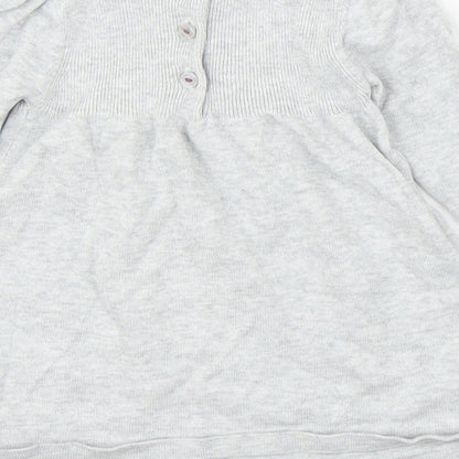 M&S Girls Grey   A-Line  Size 0-3 Months