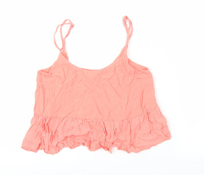 Womens UK Size 8 Topshop Pink Camisole Blouse
