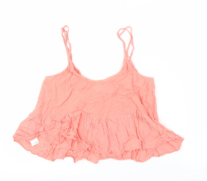 Womens UK Size 8 Topshop Pink Camisole Blouse