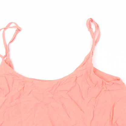 Womens UK Size 8 Topshop Pink Camisole Blouse