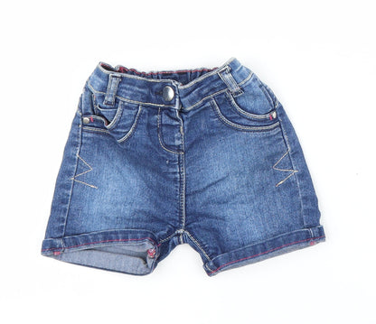 Matalan Girls Blue   Capri Trousers Size 12-18 Months  - Shorts