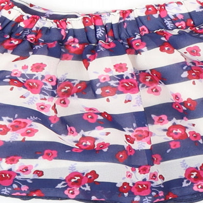 Matalan Girls Blue Floral  Tutu Skirt Size 6-9 Months