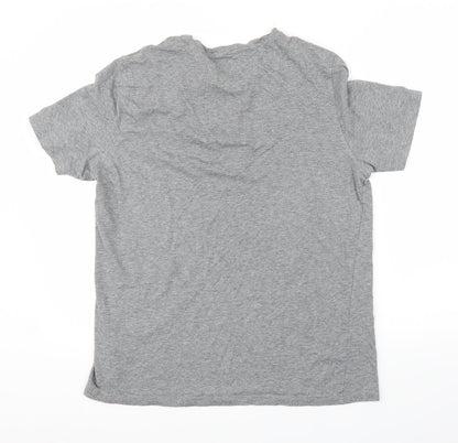 Womens UK Size XL M&S Grey Basic T-Shirt