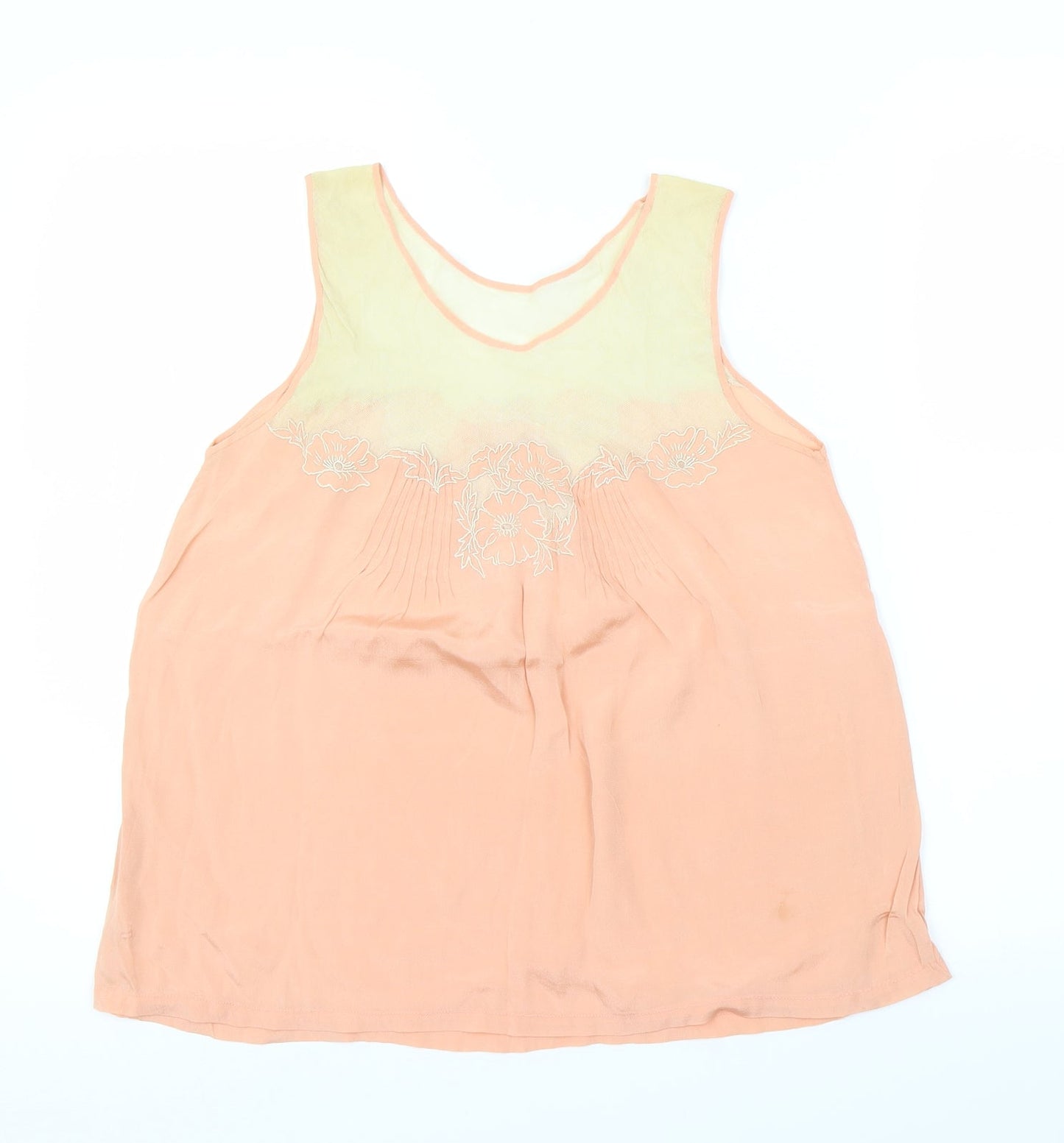 Womens UK Size M Preworn Pink Basic Blouse