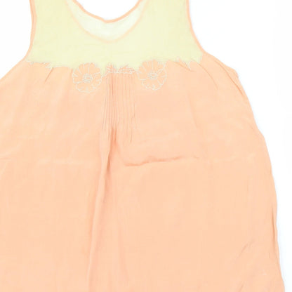 Womens UK Size M Preworn Pink Basic Blouse