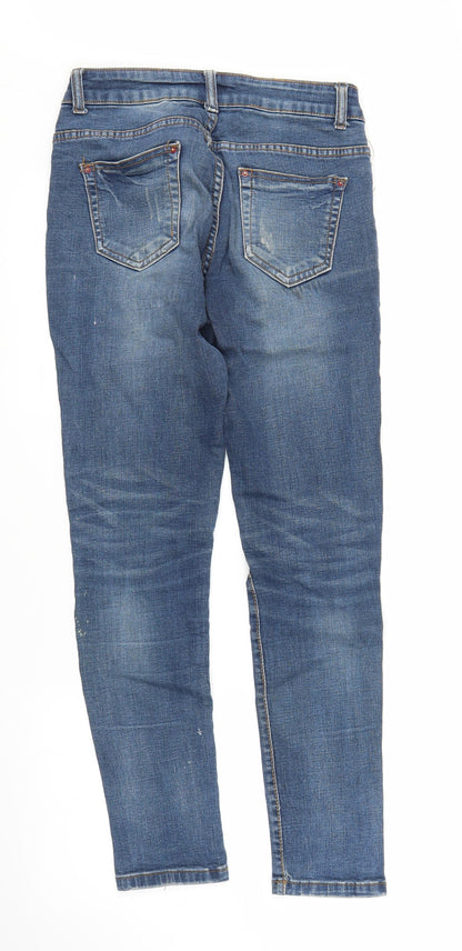 Tian Ge Jeans Womens Blue  Denim Straight Jeans Size S L28 in