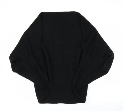 Preworn Womens Black   Cape Jumper Size M