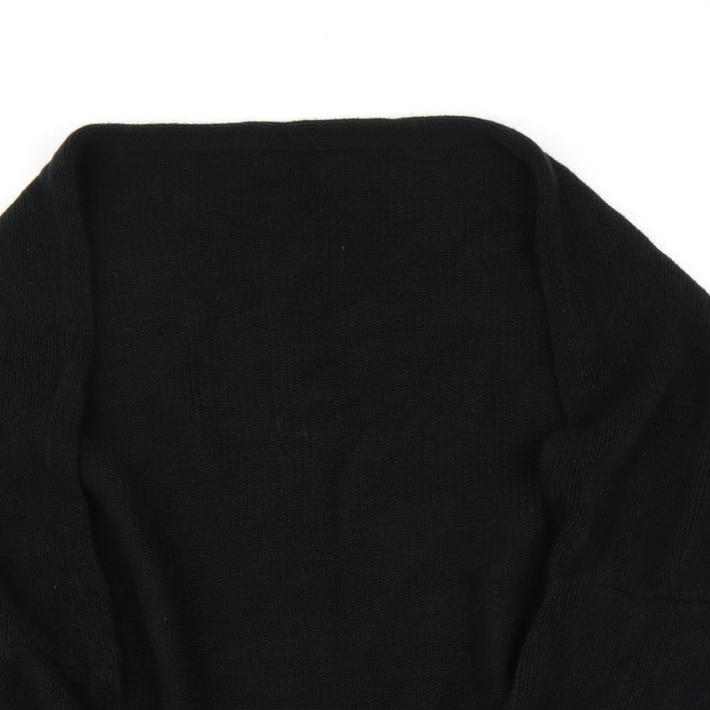 Preworn Womens Black   Cape Jumper Size M