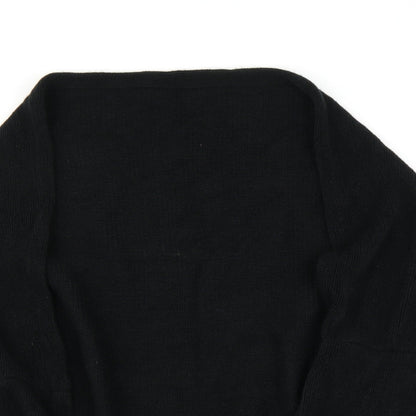 Preworn Womens Black   Cape Jumper Size M