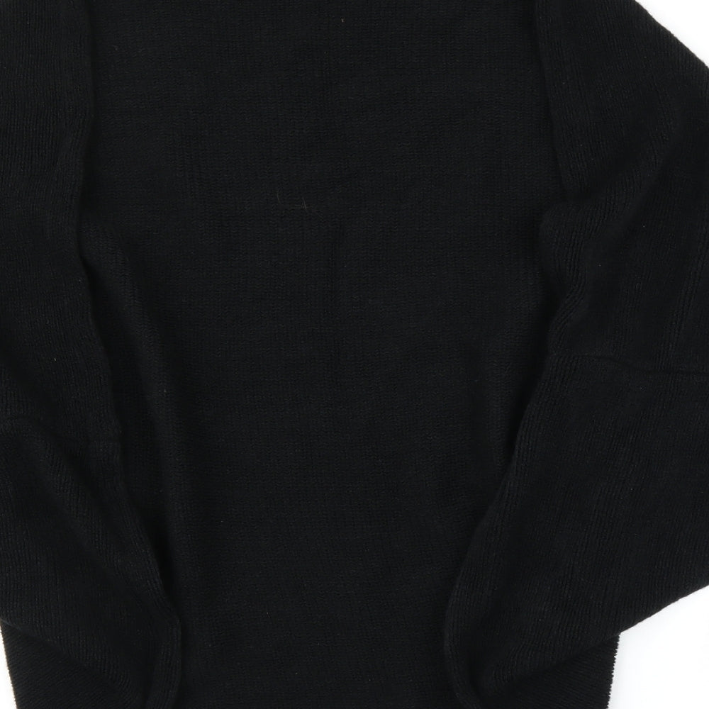 Preworn Womens Black   Cape Jumper Size M