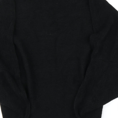 Preworn Womens Black   Cape Jumper Size M