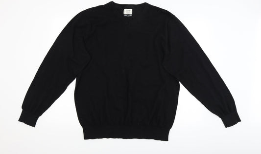 George Mens Black   Pullover Jumper Size 2XL