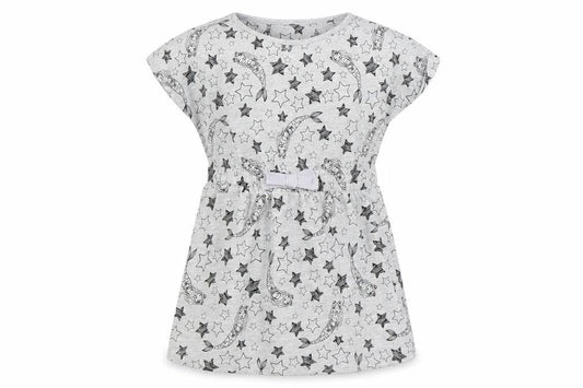 Preworn Girls Grey   Fit & Flare  Size 4 Years  - mermaid, star