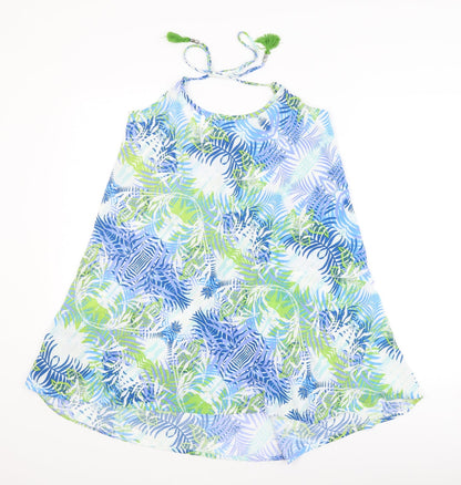 Cardamom Womens Blue Floral  Camisole T-Shirt Size M