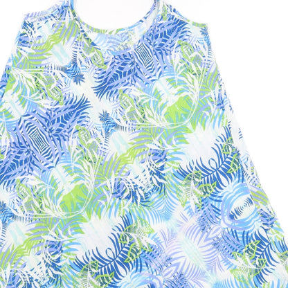 Cardamom Womens Blue Floral  Camisole T-Shirt Size M