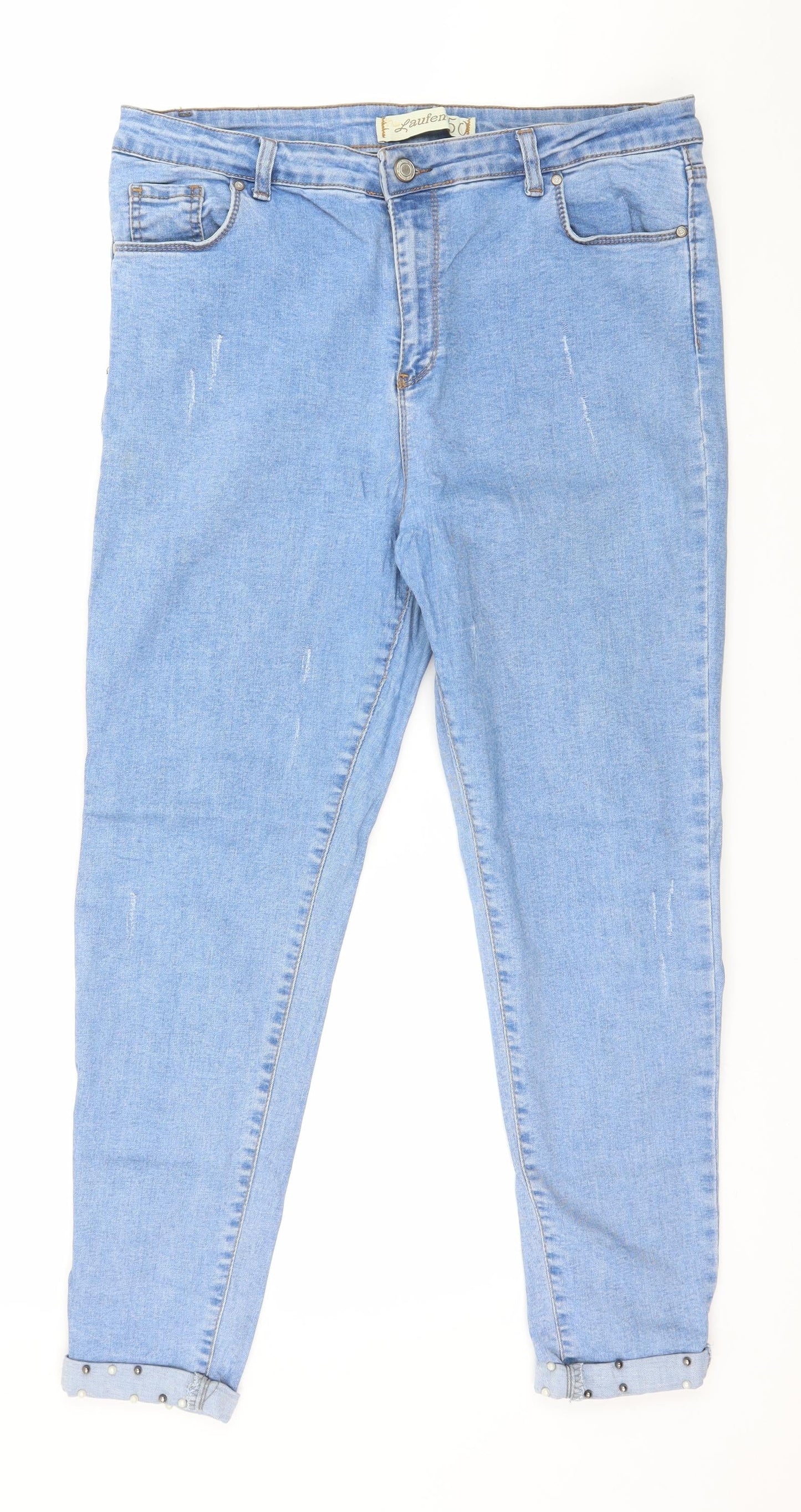 Miss Laufen Womens Blue  Denim Skinny Jeans Size 36 in L26 in