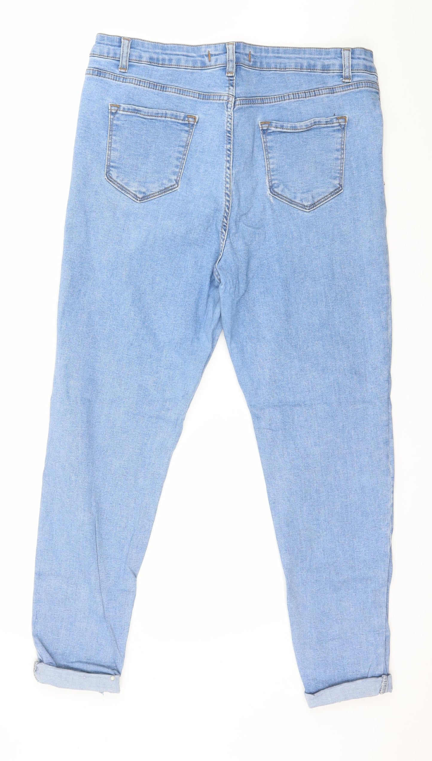 Miss Laufen Womens Blue  Denim Skinny Jeans Size 36 in L26 in