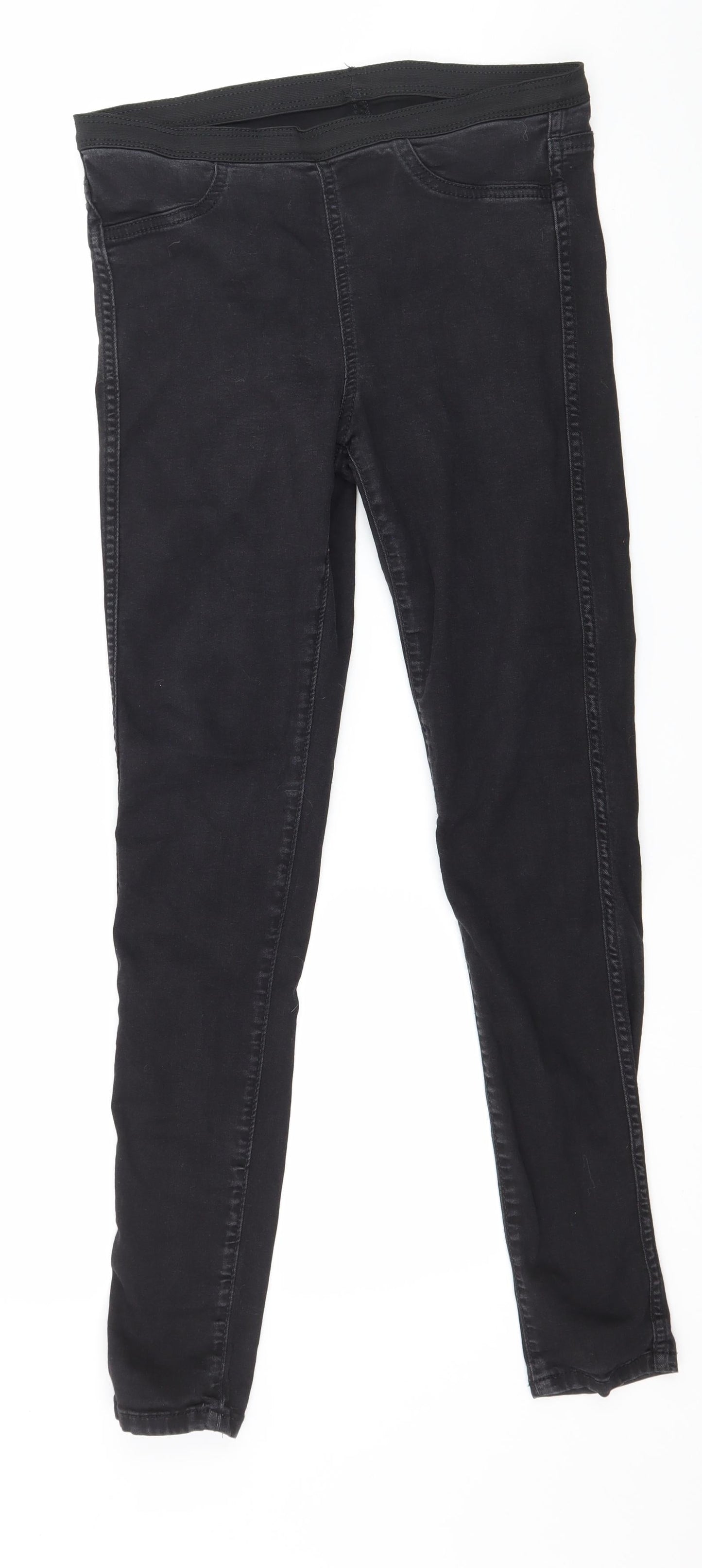 FC Jeans Womens Black  Denim Skinny Jeans Size 10 L28 in