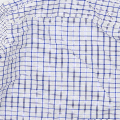 Mothercare Baby White Check  Basic Button-Up Size 9-12 Months