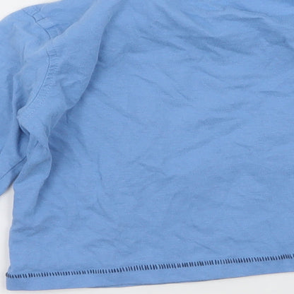 George Boys Blue  Jersey Basic T-Shirt Size 12-18 Months  - Little Monster