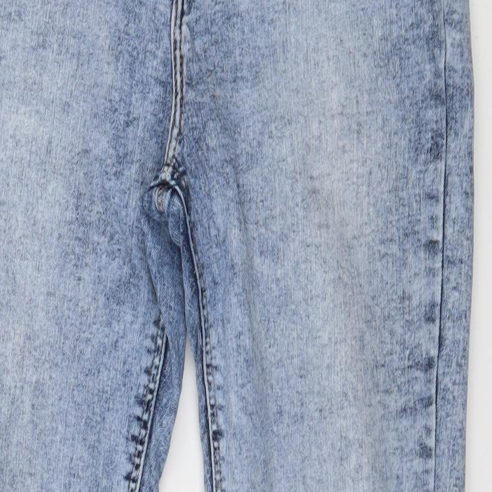 Denim & Co. Womens Blue  Denim Skinny Jeans Size 12 L28 in