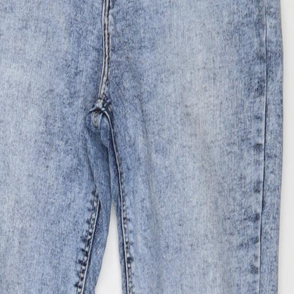 Denim & Co. Womens Blue  Denim Skinny Jeans Size 12 L28 in