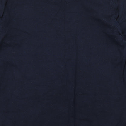 River Island Mens Black  Knit Pullover Jumper Size S