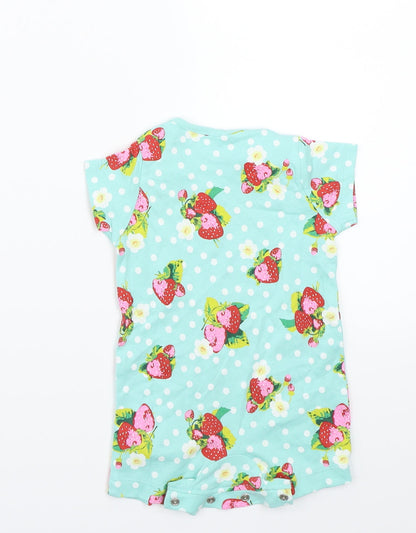 NEXT Baby Blue Polka Dot  Babygrow One-Piece Size 0-3 Months