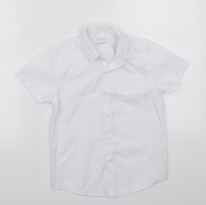 NEXT Boys White   Basic Button-Up Size 6-7 Years