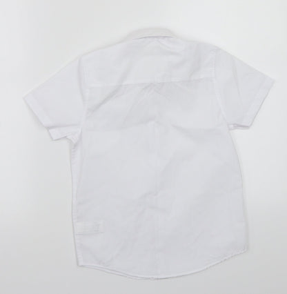 NEXT Boys White   Basic Button-Up Size 6-7 Years