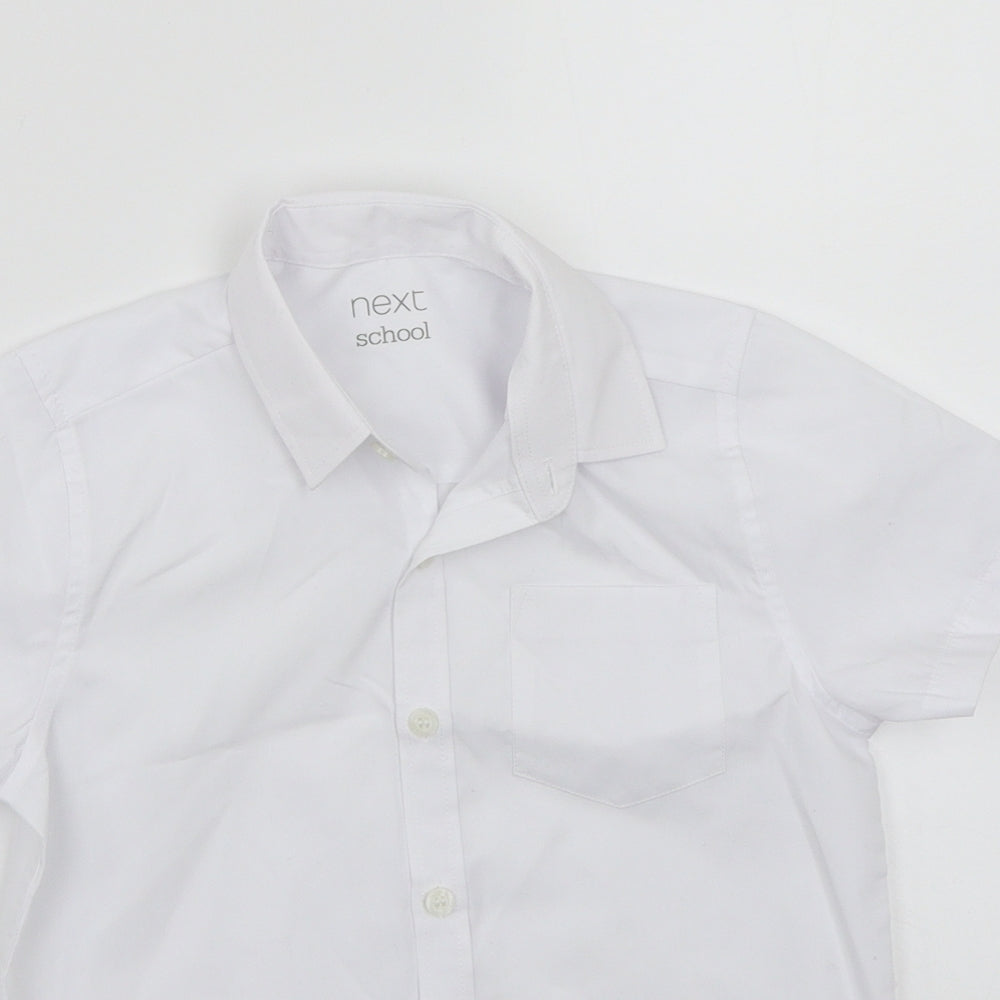 NEXT Boys White   Basic Button-Up Size 6-7 Years