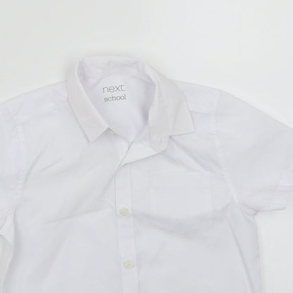 NEXT Boys White   Basic Button-Up Size 6-7 Years