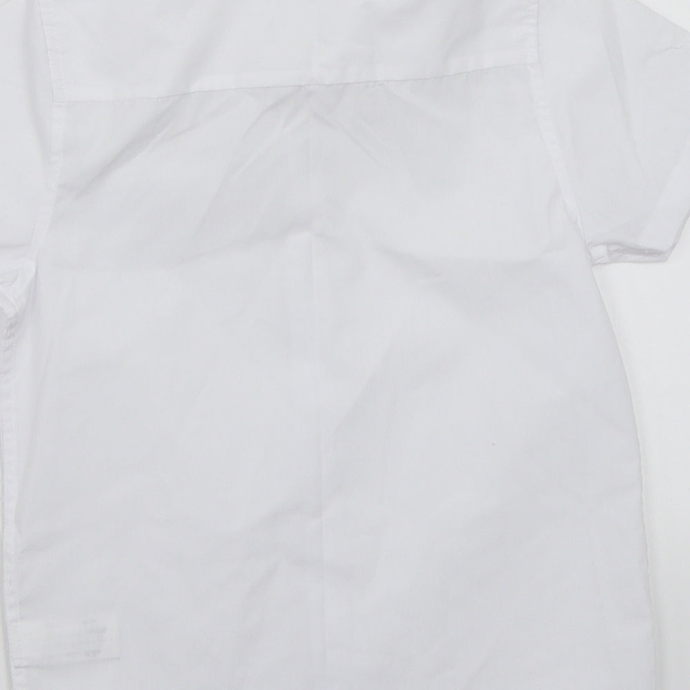 NEXT Boys White   Basic Button-Up Size 6-7 Years