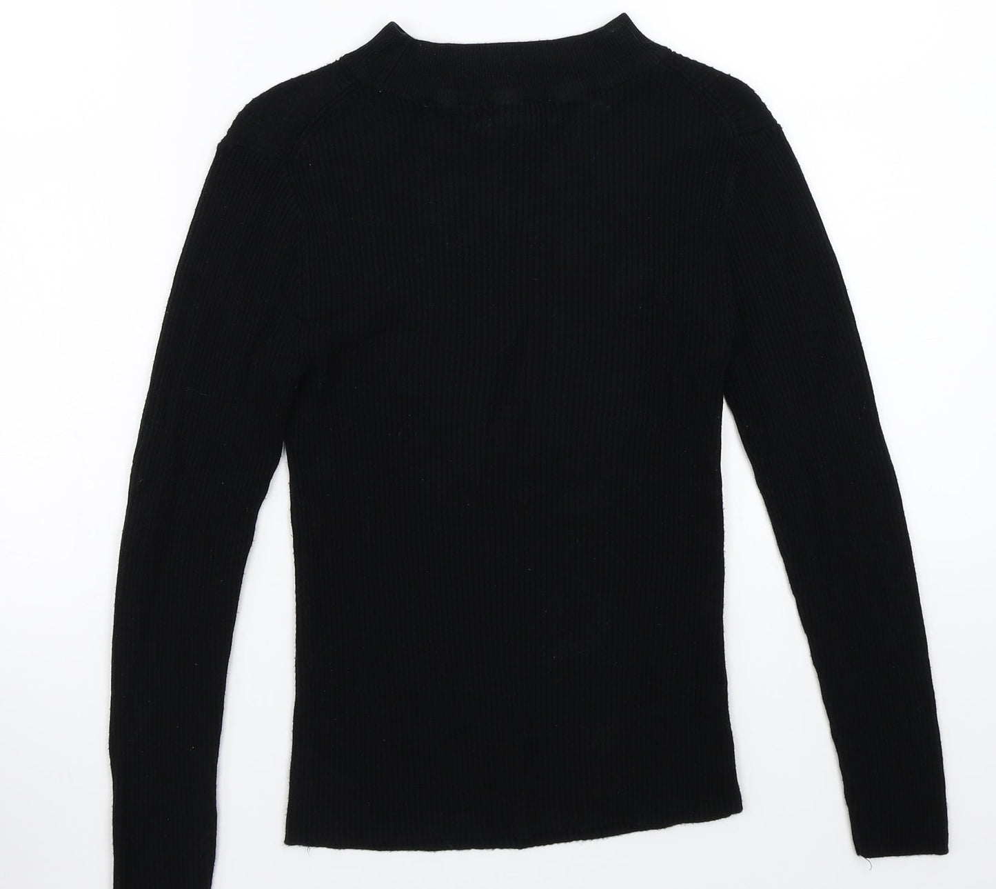 Primark Womens Black  Rayon Pullover Jumper Size 12