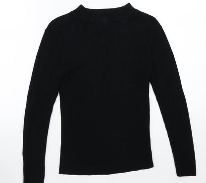 Primark Womens Black  Rayon Pullover Jumper Size 12