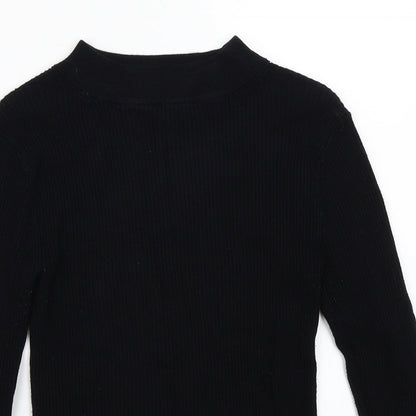 Primark Womens Black  Rayon Pullover Jumper Size 12