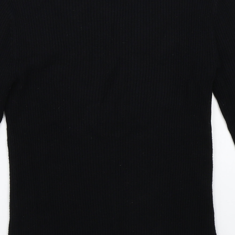 Primark Womens Black  Rayon Pullover Jumper Size 12