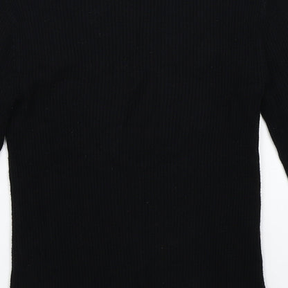Primark Womens Black  Rayon Pullover Jumper Size 12